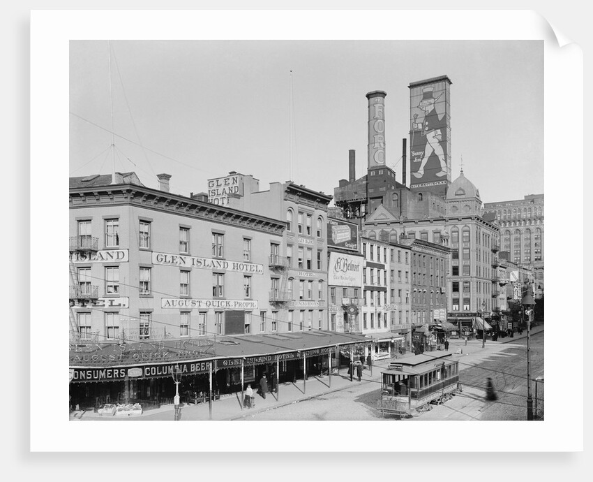 Cortlandt Street in Brooklyn by Anonymous