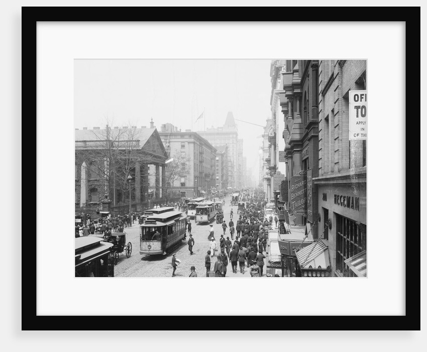 Broadway from Fulton Street by Anonymous