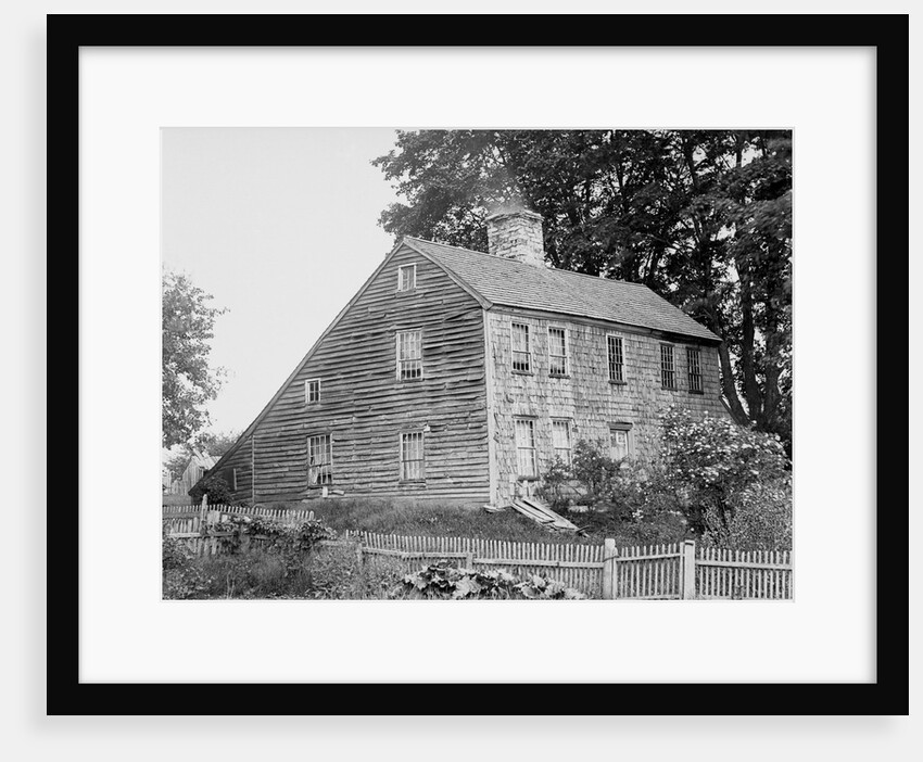 A Saltbox House by Anonymous