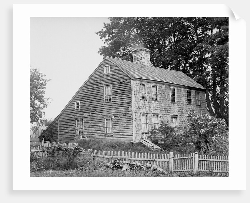 A Saltbox House by Anonymous