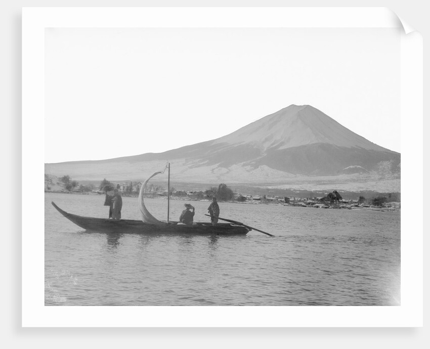 Lake Kawagushi and Mount Fuji by Anonymous