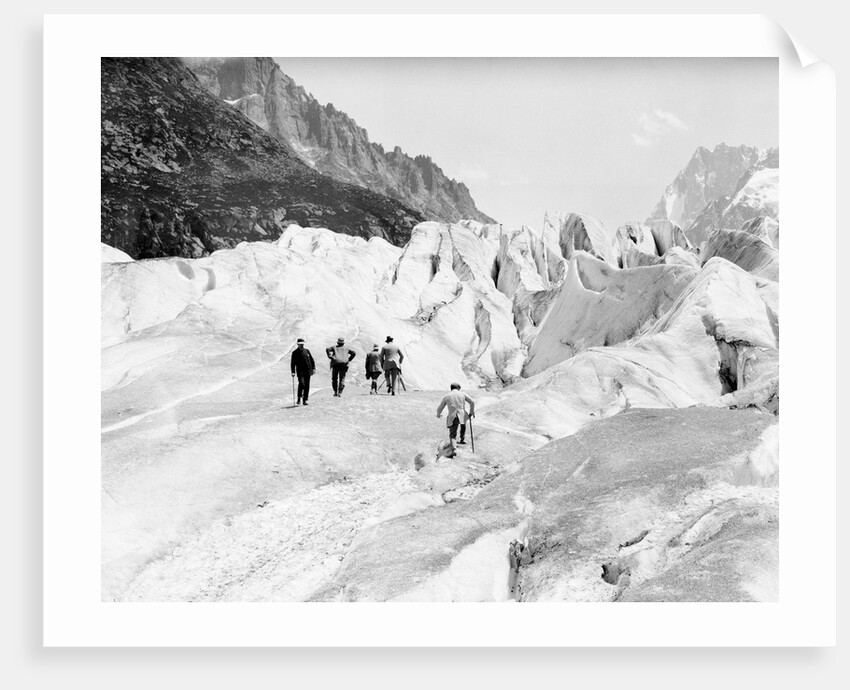 Glacier on Mount Blanc by Anonymous