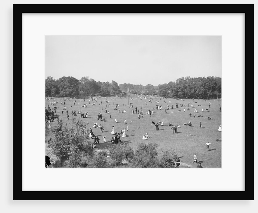 People in Central Park by Anonymous