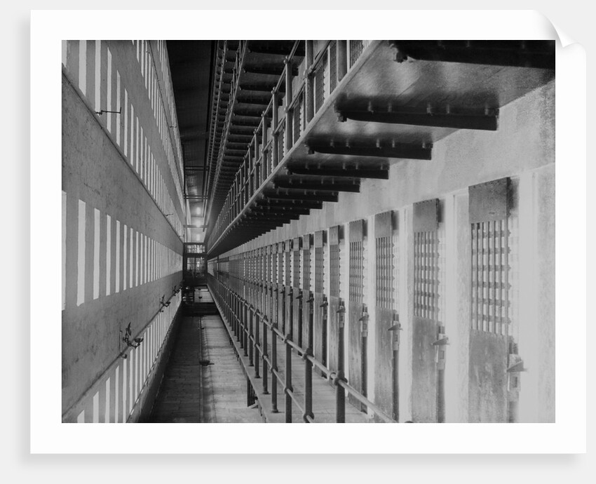 View of Prison Cell Block by Anonymous