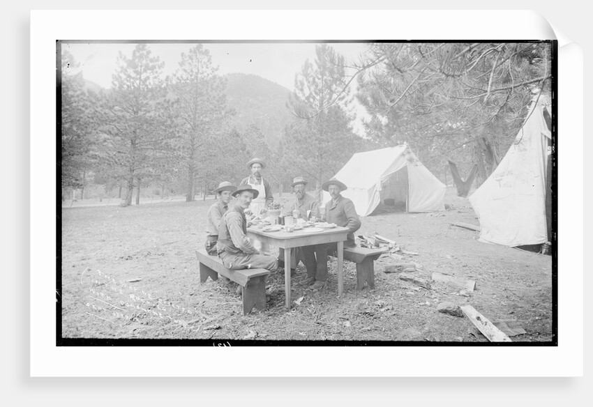 Men Eating Lunch by Anonymous