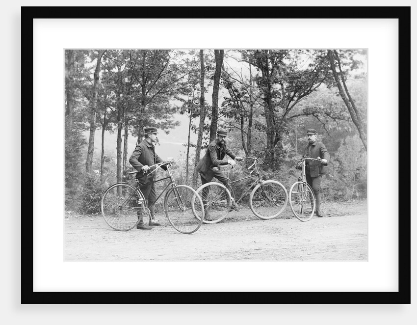 Bicyclists in Central Park by Anonymous