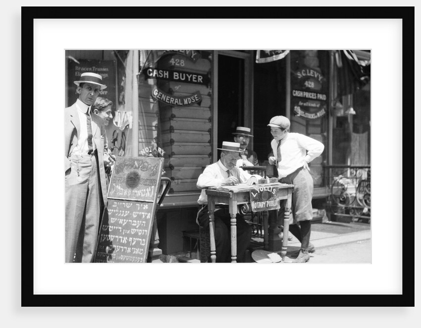 Notary Public on the Street by Anonymous