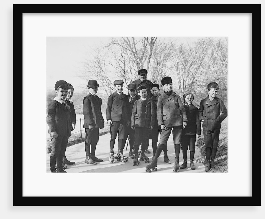 Portrait of Boys in Central Park by Anonymous