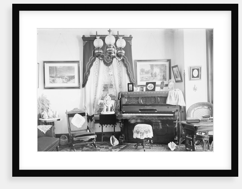 Turn of The Century Living Room by Anonymous