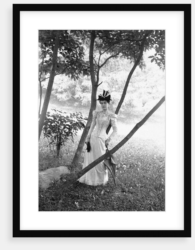Woman Standing Among Trees by Anonymous