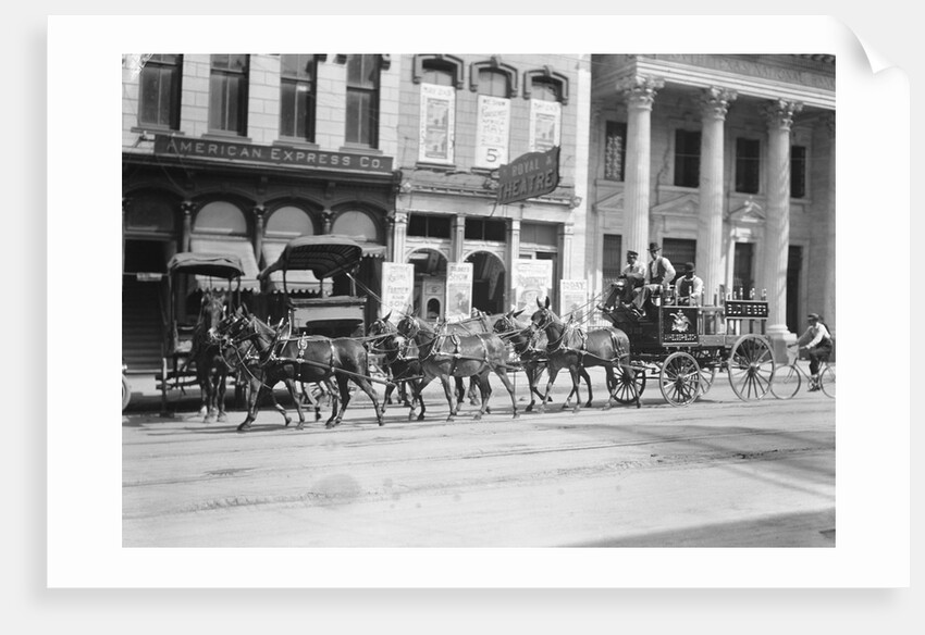 Budweiser Beer Wagon by Anonymous