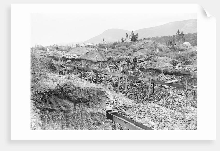 Sluice Mining in Alaska by Anonymous