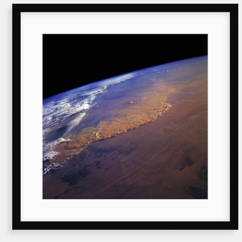 Dust Storm in the Sahara Desert by Anonymous