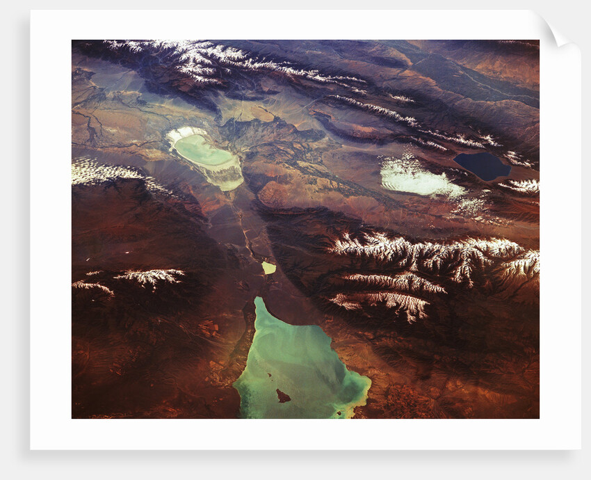 The Dzungarian Gate from Space by Anonymous