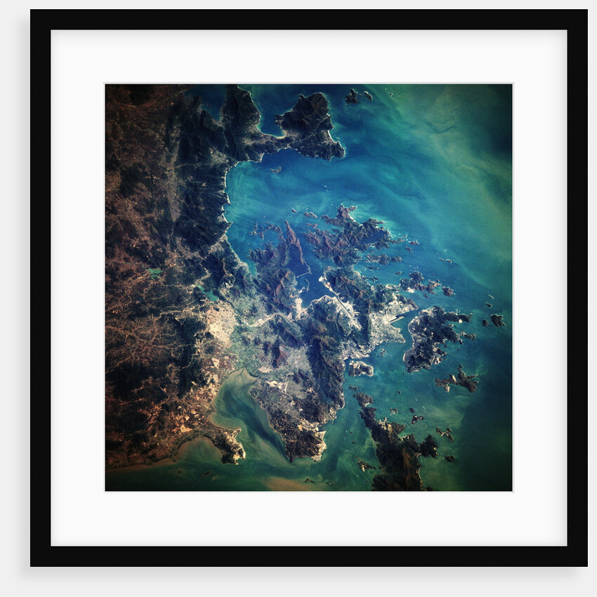 Hong Kong Seen from Space by Anonymous
