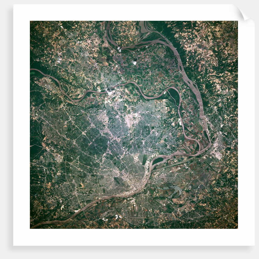 St. Louis and the Mississippi River by Anonymous