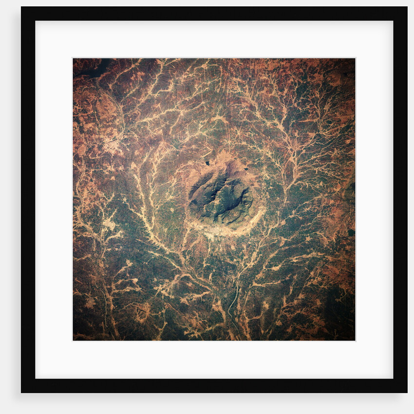 Indian Forest Preserve From Space by Anonymous