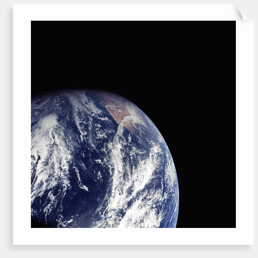 Earth Seen From Space by Anonymous
