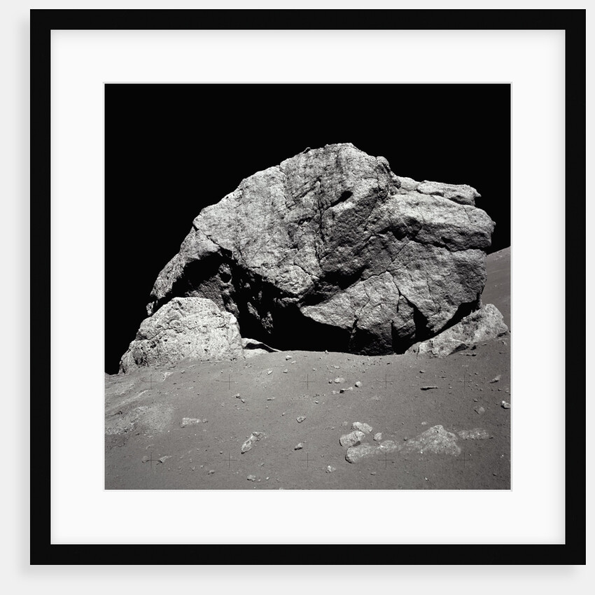 Large Rock on the Moon by Anonymous