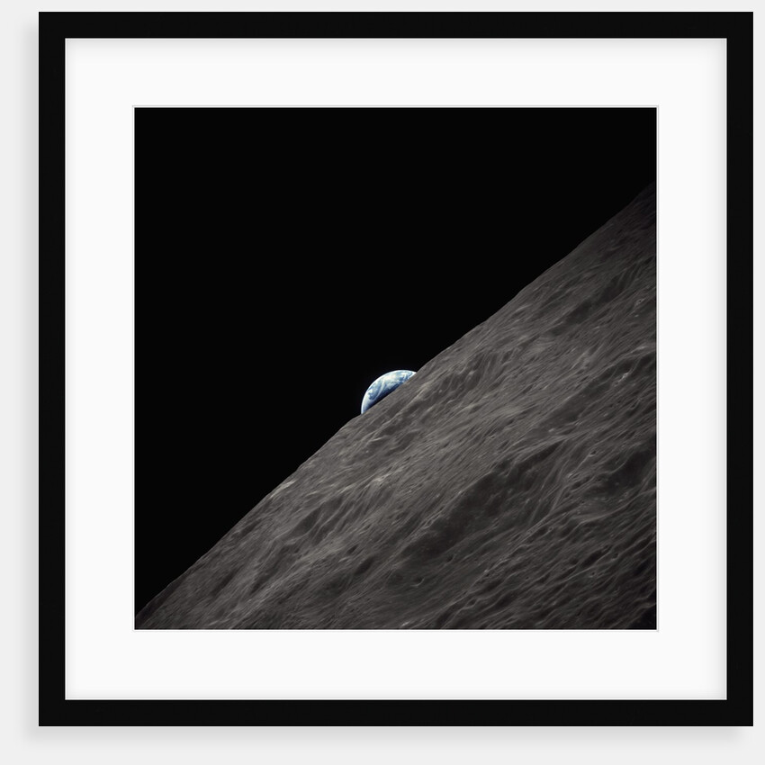 Earth Rising Above the Moon by Anonymous
