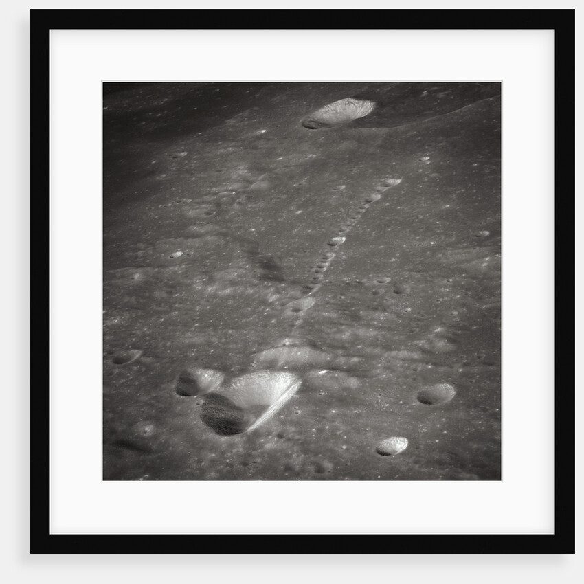 String of Craters on the Moon by Anonymous