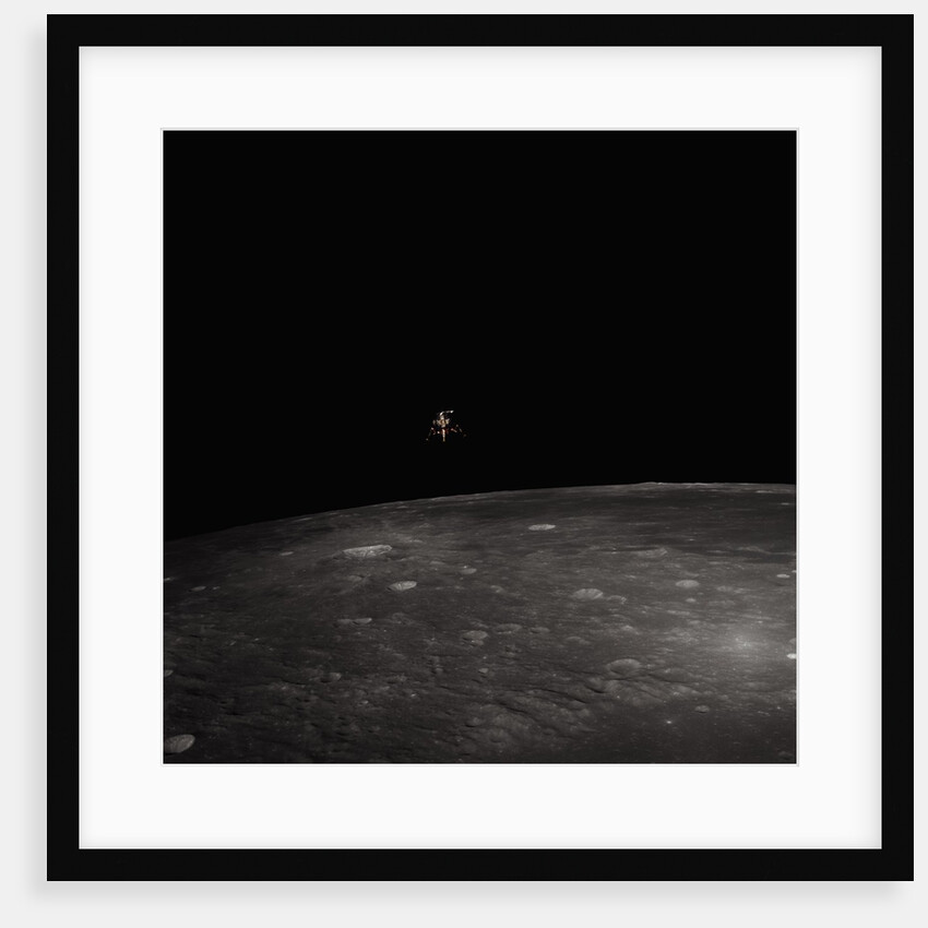 Lunar Lander Above the Moon by Anonymous