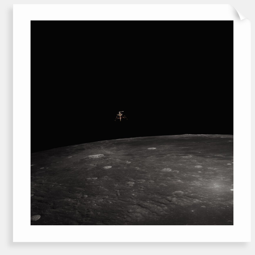 Lunar Lander Above the Moon by Anonymous