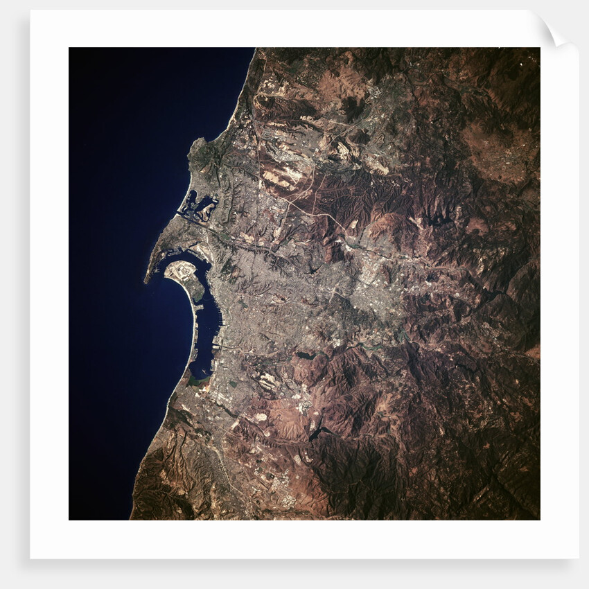 San Diego from Space by Anonymous