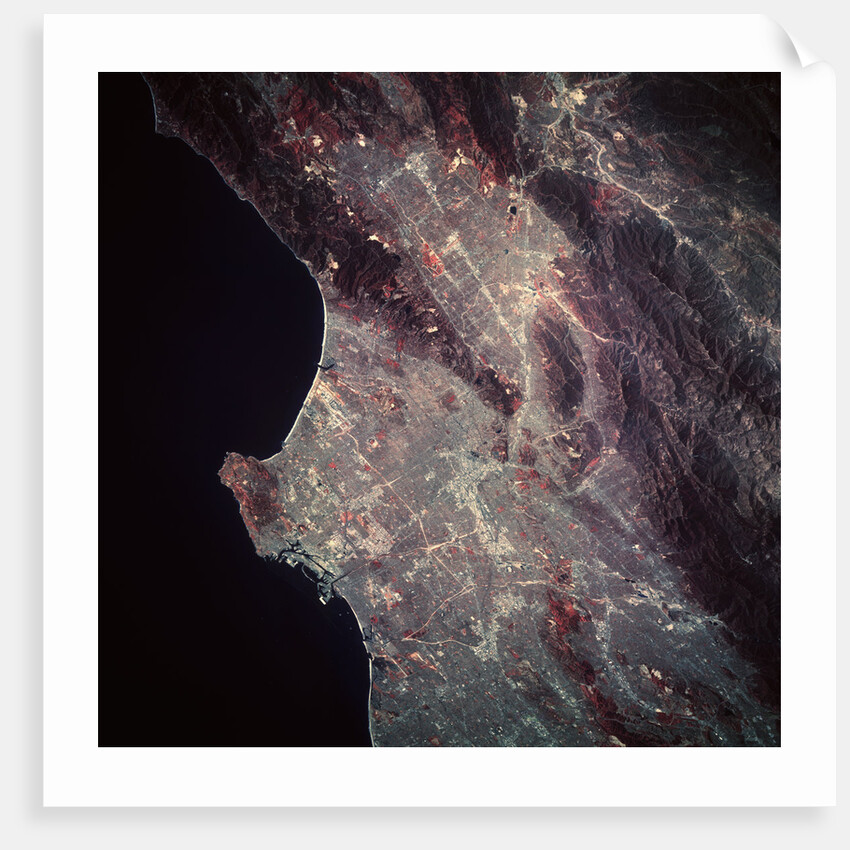 Los Angeles from Space by Anonymous