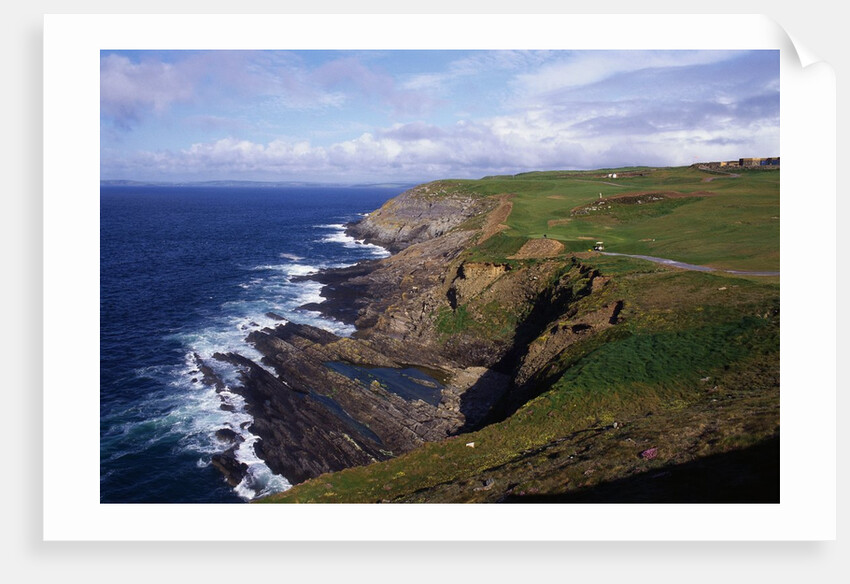 Old Head Golf Club on Coastline by Anonymous