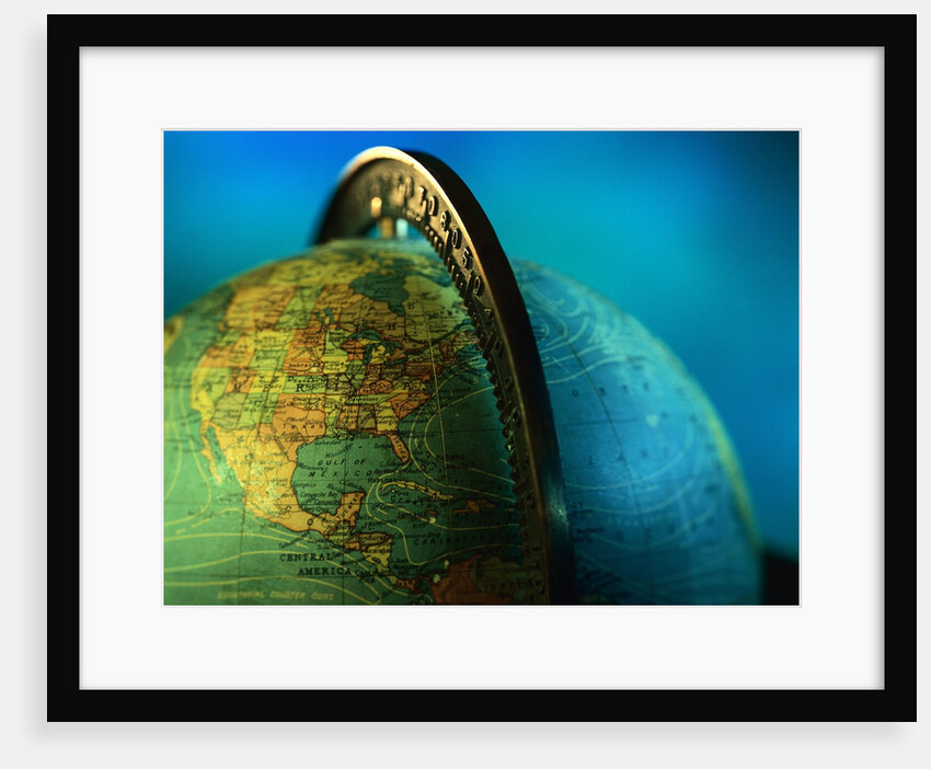 North America on Globe by Anonymous