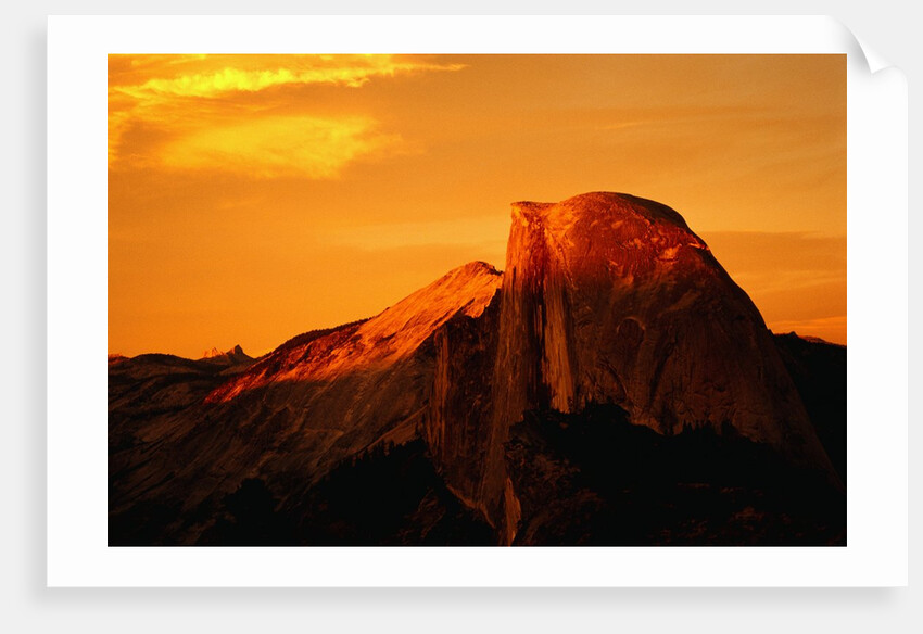 Sunlight on Half Dome by Anonymous