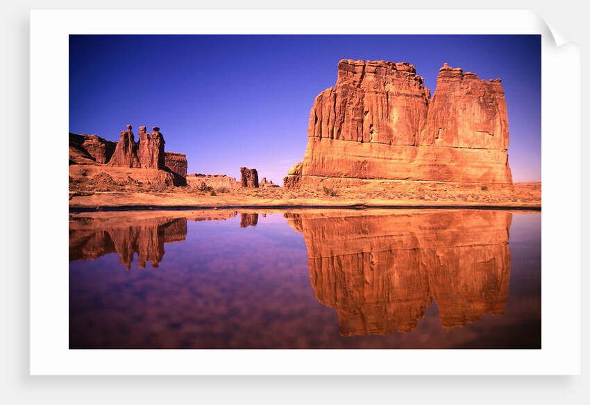 Mesa and Lake by Anonymous
