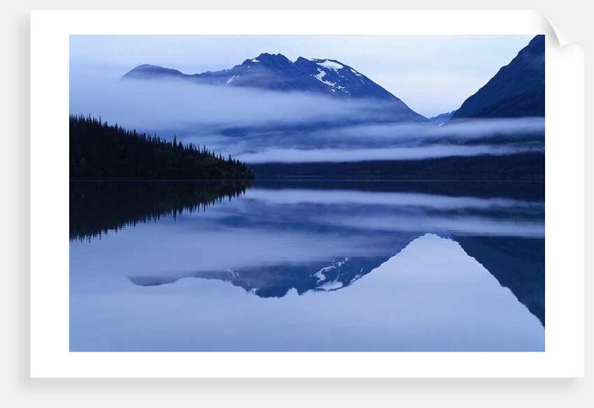 Mountain Reflected in Lake by Anonymous