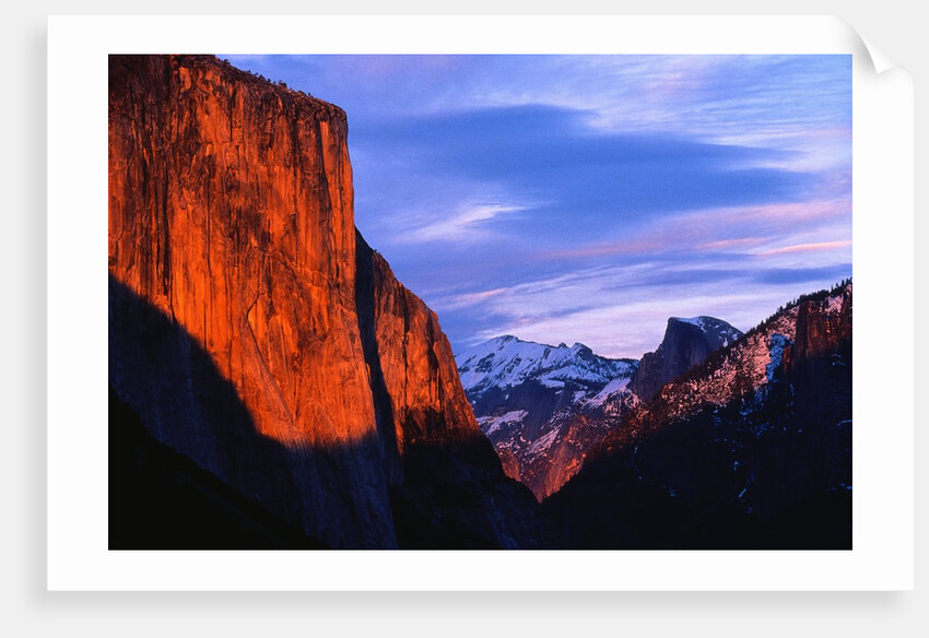 El Capitan at Sunset by Anonymous