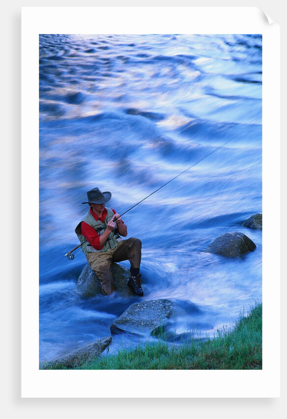 Fly Fishing on the Snake River by Anonymous