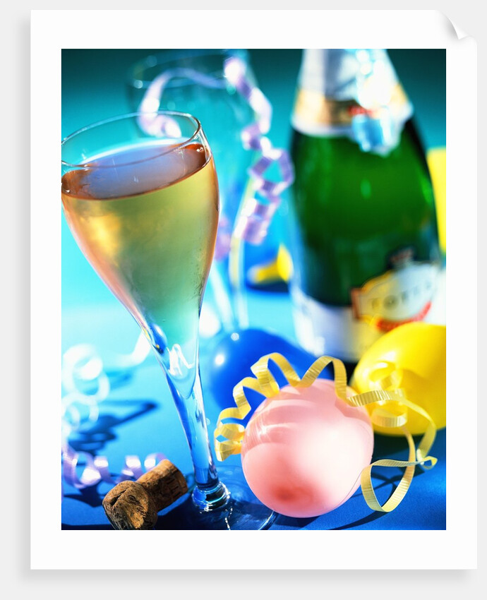 New Year's Party with Champagne by Anonymous