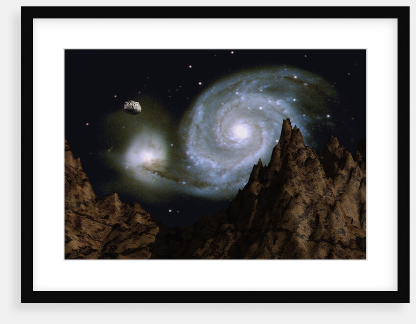 Whirlpool Galaxy by Anonymous