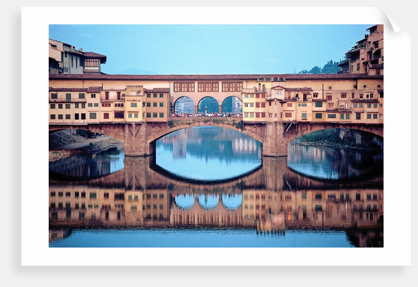 Ponte Vecchio over the Arno River by Anonymous