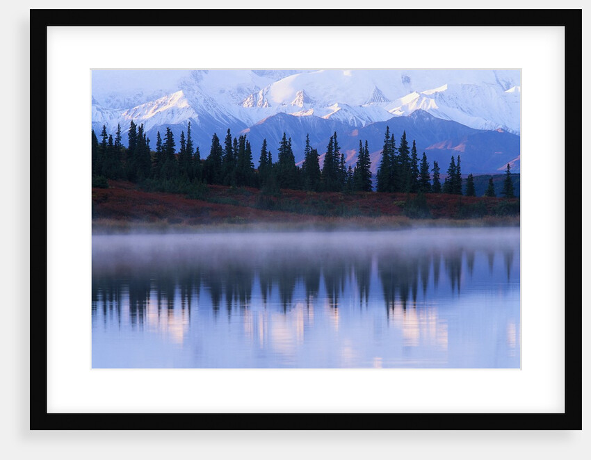 Alaskan Range Reflected in Wonder Lake by Anonymous