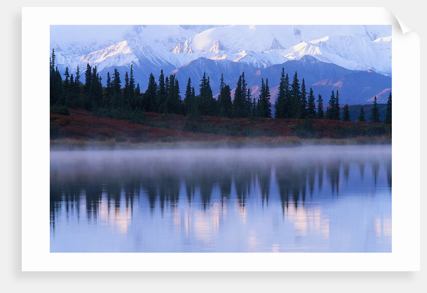 Alaskan Range Reflected in Wonder Lake by Anonymous