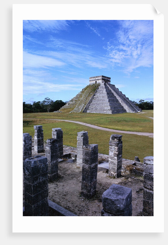 Pyramid of Kukulkan at Chichen-Itza by Anonymous
