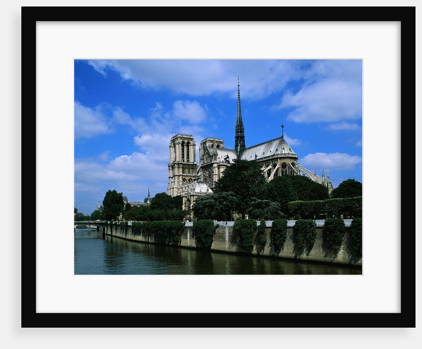 Cathedral of Notre Dame and the Seine by Anonymous