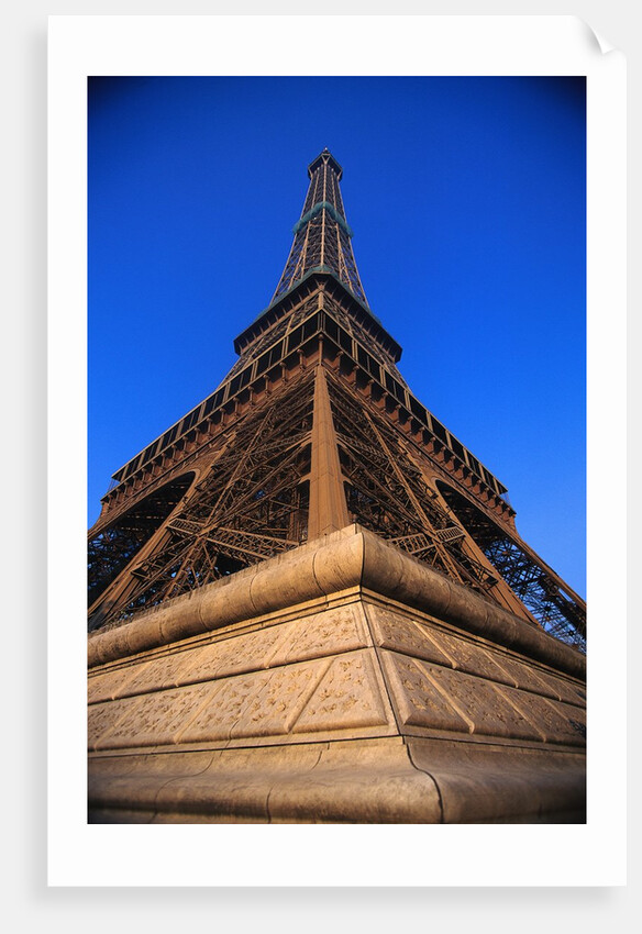 Edge of Eiffel Tower by Anonymous
