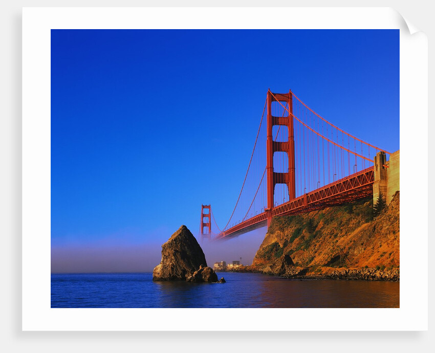 Fog Rolling Under Golden Gate Bridge by Anonymous