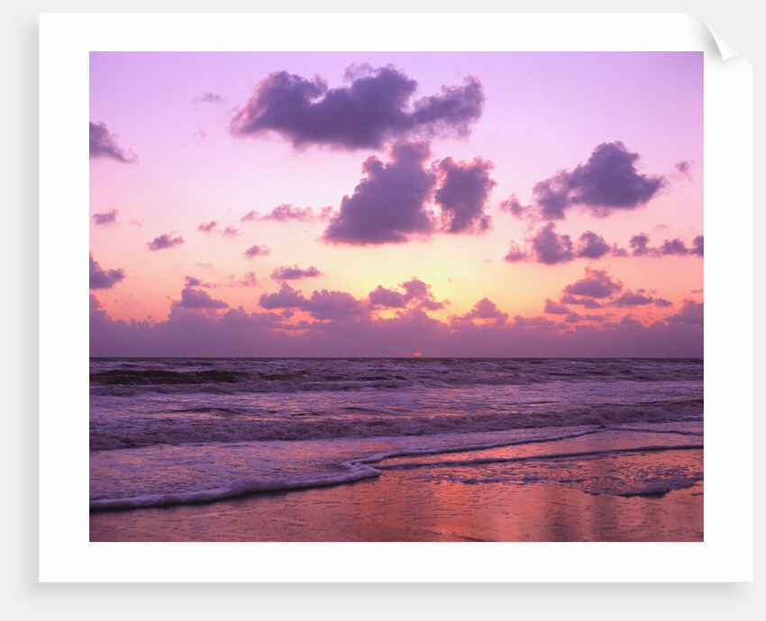Beach at Twilight by Anonymous