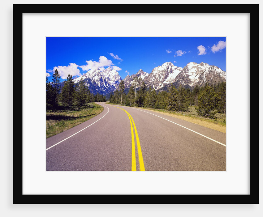 Road Winding to Grand Teton by Anonymous
