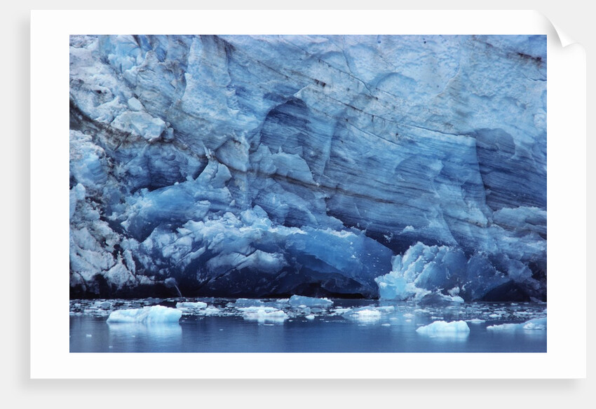 Ice Breaking off Glacier by Anonymous