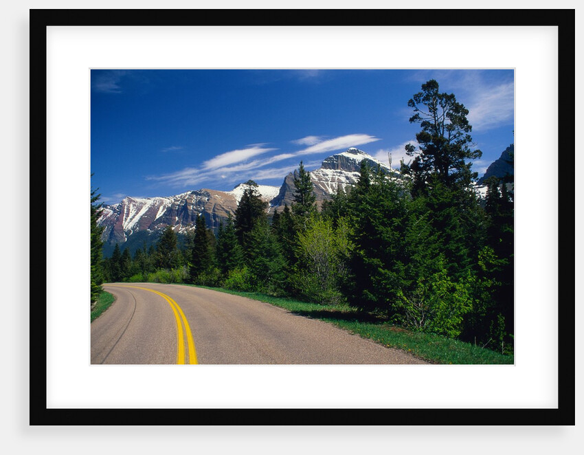 Road Through Glacier National Park by Anonymous