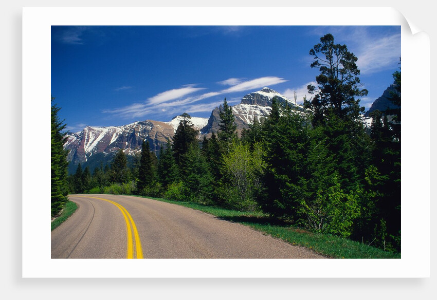Road Through Glacier National Park by Anonymous